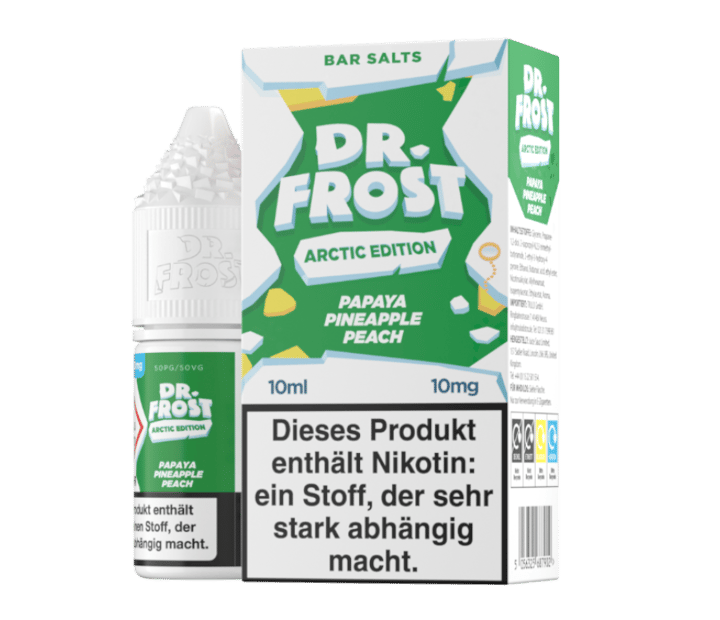 Dr. Frost - Arctic Edition - Papaya Pineapple Peach - Nikotinsalz Liquid 10 mg/ml