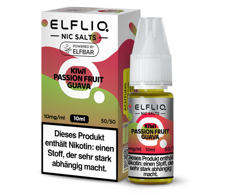 ELFLIQ - Kiwi Passion Fruit Guava - Nikotinsalz Liquid 10 mg/ml
