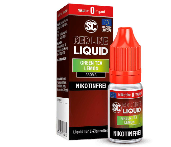 SC - Red Line - Green Tea Lemon - Nikotinsalz Liquid 0 mg/ml