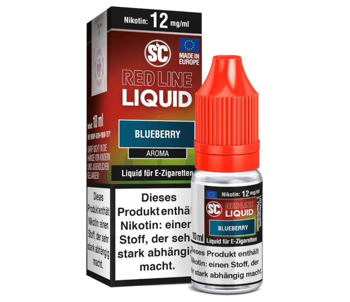 SC - Red Line Nikotin - Blueberry 12 mg/ml