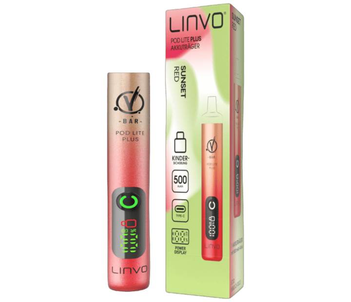 Linvo - Pod Lite Plus Akku 500 mAh rot