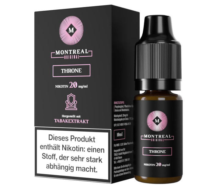 Montreal Original - Throne - Nikotinsalz Liquid 20 mg/ml