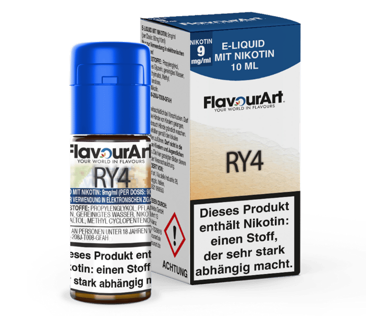 FlavourArt - RY4 E-Zigaretten Liquid 9 mg/ml