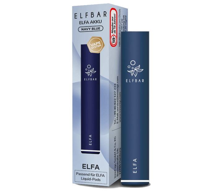 Elfbar - Elfa Akku 500 mAh Navy Blue