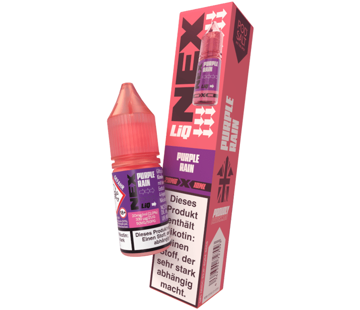 Pod Salt - NexLiq - Purple Rain - Nikotinsalz Liquid 20 mg/ml