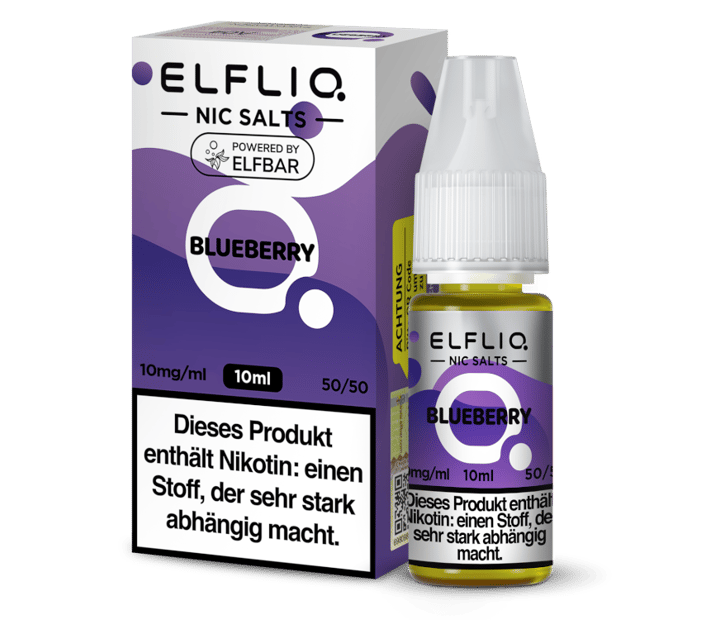 ELFLIQ - Blueberry - Nikotinsalz Liquid 10 mg/ml