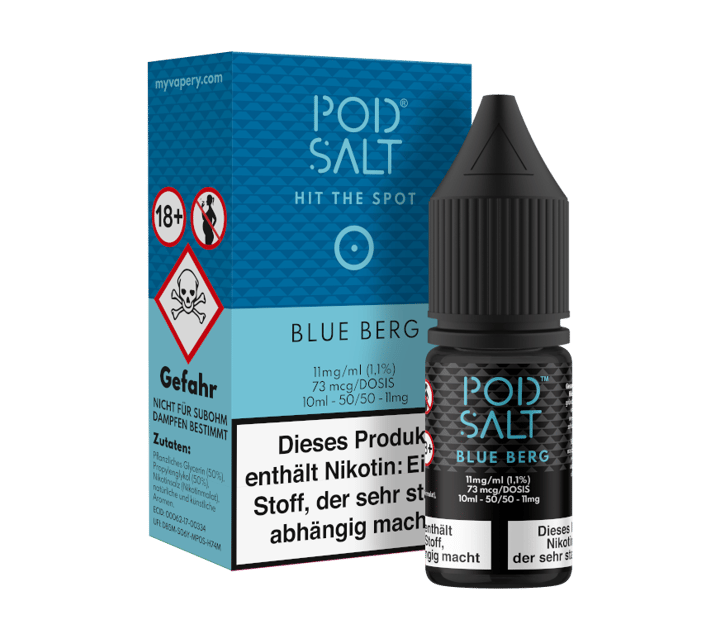 Pod Salt - Blue Berg - Nikotinsalz Liquid 11 mg/ml