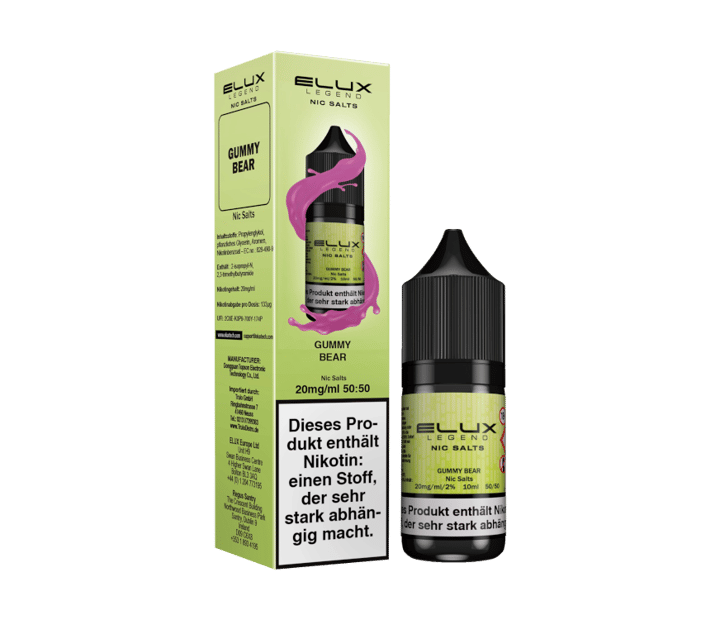 Elux - Gummy Bear - Nikotinsalz Liquid 10 mg/ml