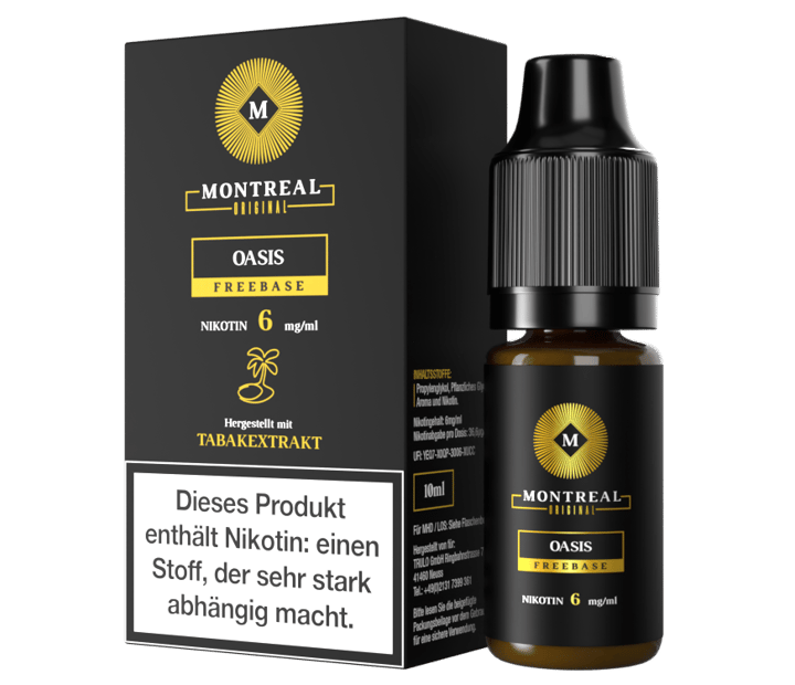 Montreal Original - Oasis E-Zigaretten Liquid 6 mg/ml
