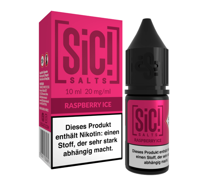 SiC! Salts - Raspberry Ice - Nikotinsalz Liquid 20 mg/ml