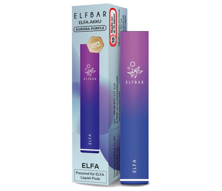 Elfbar - Elfa Akku 500 mAh Aurora Purple