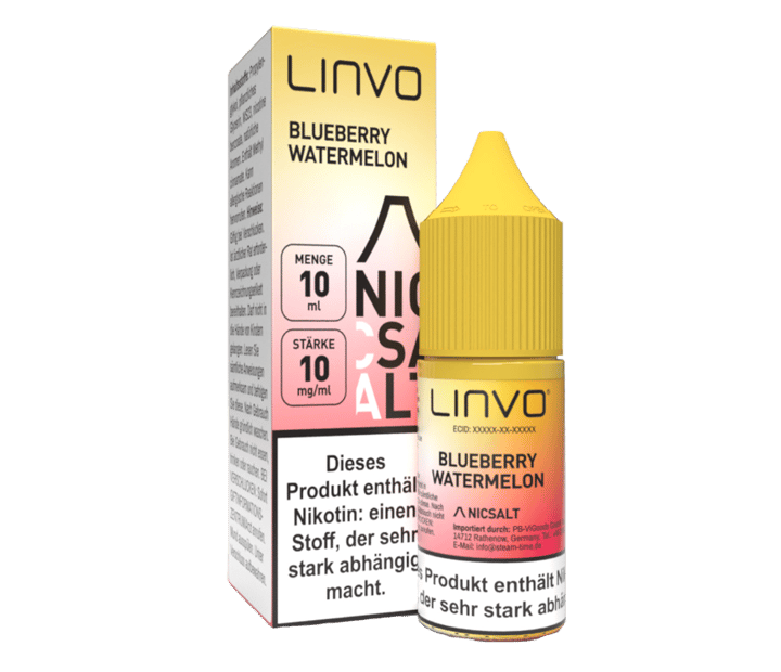 Linvo - Blueberry Watermelon - Nikotinsalz Liquid 10 mg/ml