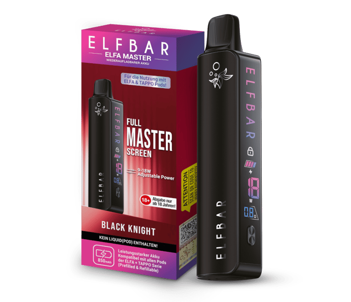 Elfbar - Elfa Master Akku 850 mAh Black Knight