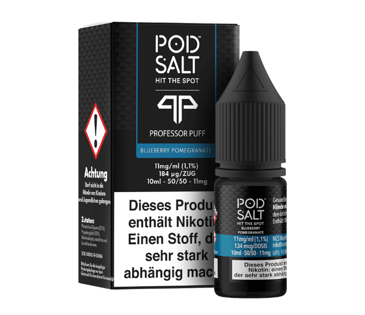 Pod Salt Fusion - Blueberry Pomegranate - Nikotinsalz Liquid 11 mg/ml