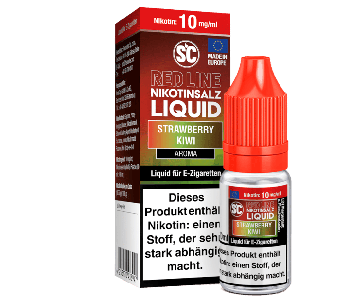 SC - Red Line - Strawberry Kiwi - Nikotinsalz Liquid 10 mg/ml