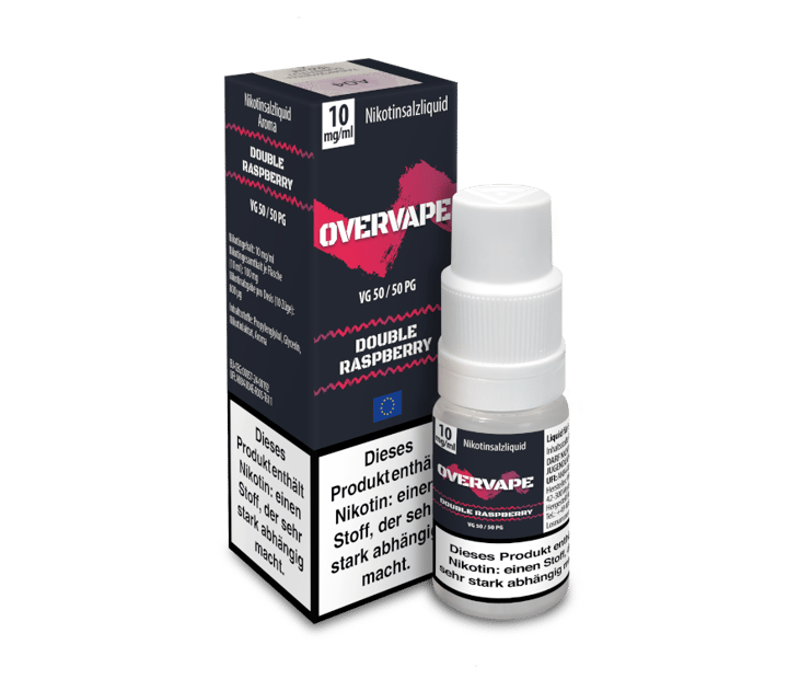 Overvape - Double Raspberry - Nikotinsalz Liquid 10 mg/ml