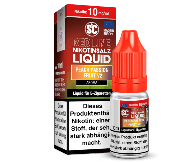 SC - Red Line - Peach Passion Fruit V2 - Nikotinsalz Liquid 10 mg/ml
