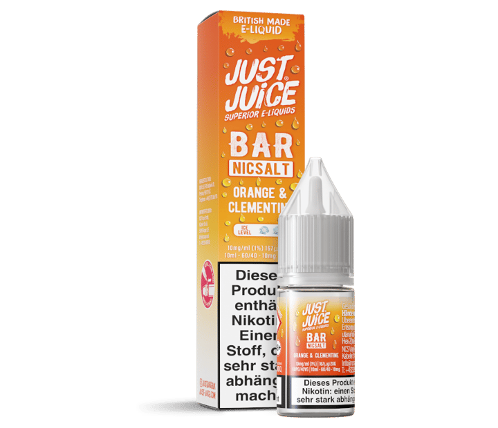 Just Juice - Bar - Orange & Clementine - Nikotinsalz Liquid 10 mg/ml