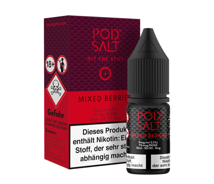Pod Salt - Mixed Berries - Nikotinsalz Liquid 11 mg/ml