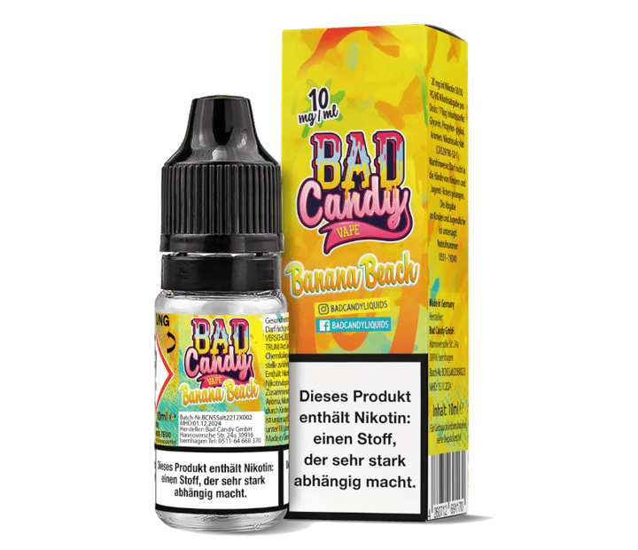 Bad Candy Liquids - Banana Beach - Nikotinsalz Liquid 10 mg/ml