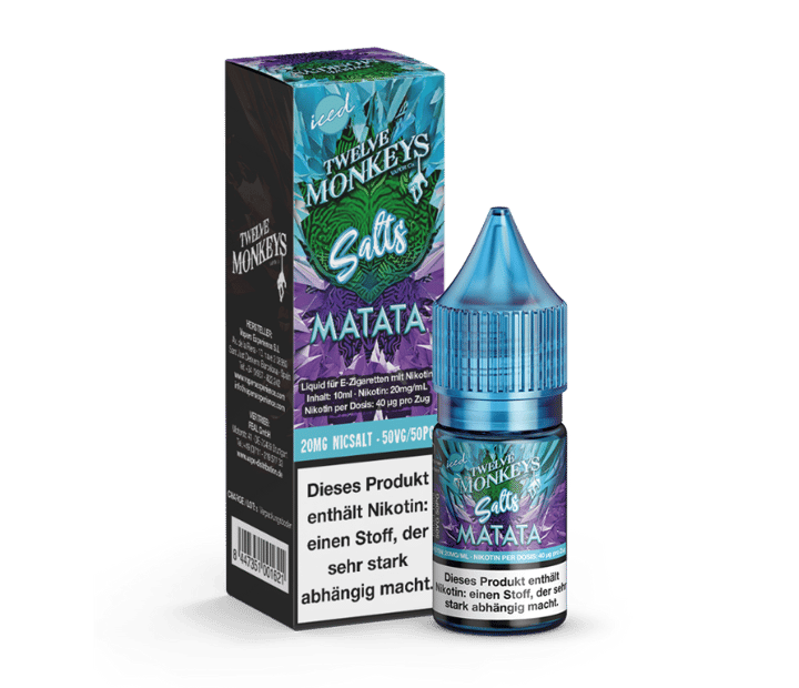 Twelve Monkeys - Iced - Matata - Nikotinsalz Liquid 20 mg/ml