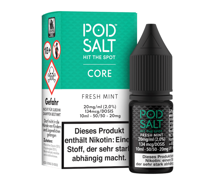Pod Salt Core - Fresh Mint - Nikotinsalz Liquid 20 mg/ml