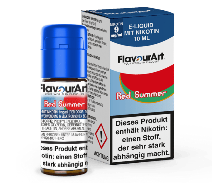 FlavourArt - Red Summer E-Zigaretten Liquid 9 mg/ml