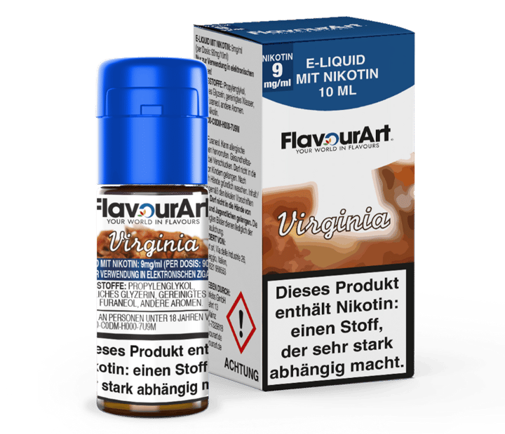 FlavourArt - Virginia E-Zigaretten Liquid 9 mg/ml