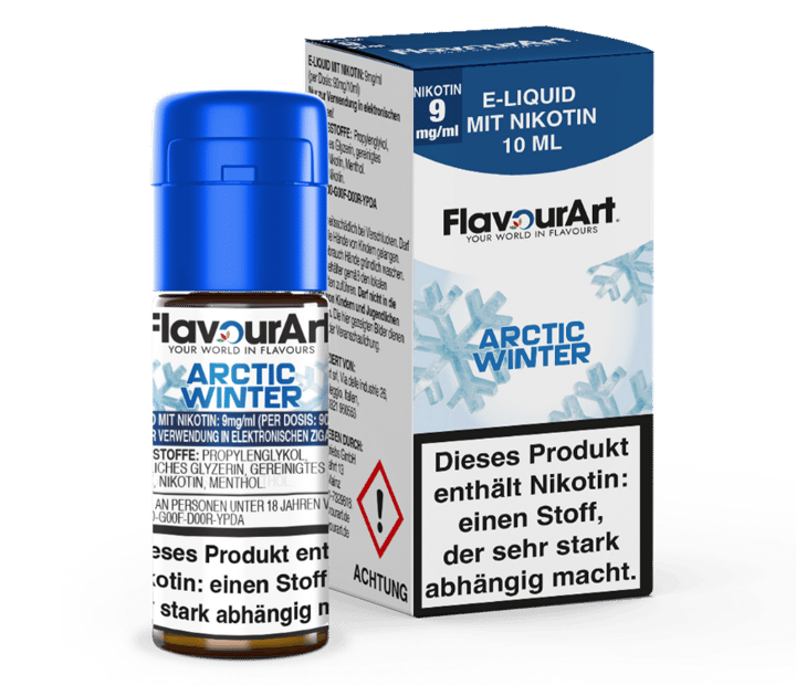 FlavourArt - Arctic Winter E-Zigaretten Liquid 9 mg/ml