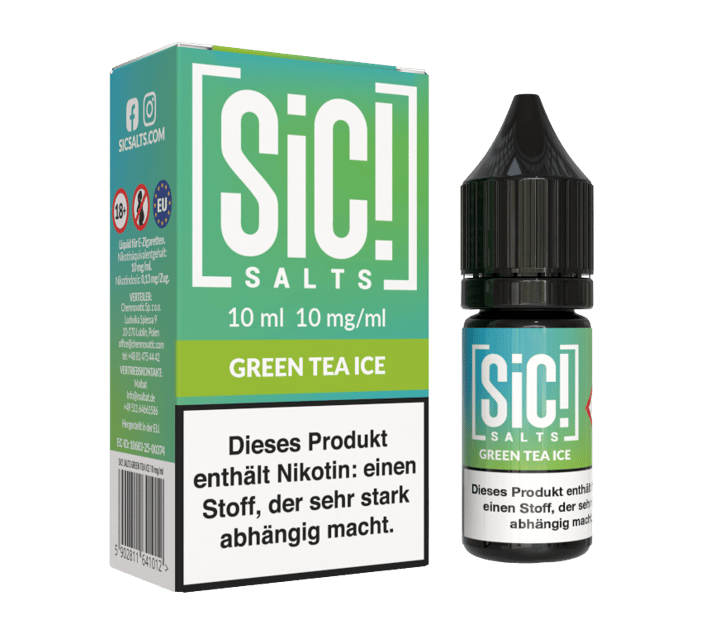 SiC! Salts - Green Tea Ice - Nikotinsalz Liquid 10 mg/ml