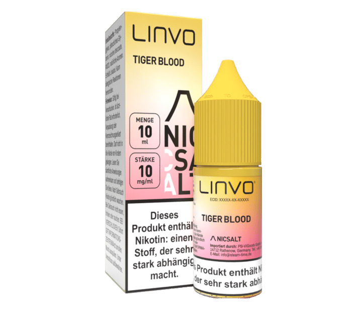Linvo - Tiger Blood - Nikotinsalz Liquid 10 mg/ml