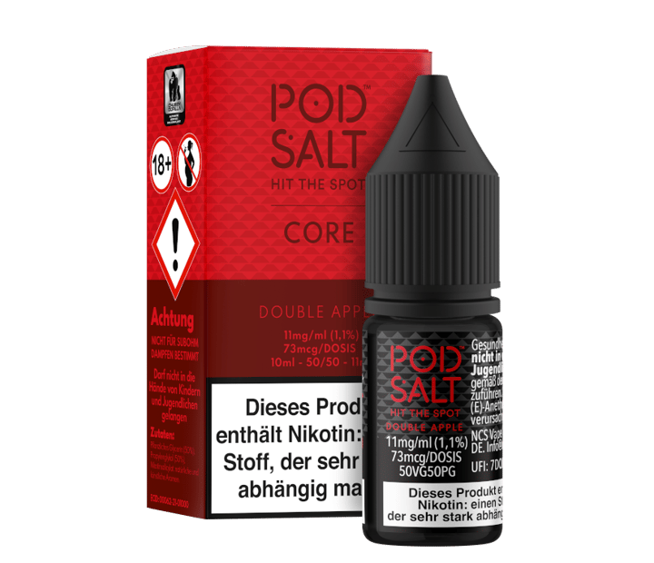 Pod Salt Core - Double Apple - Nikotinsalz Liquid 11 mg/ml