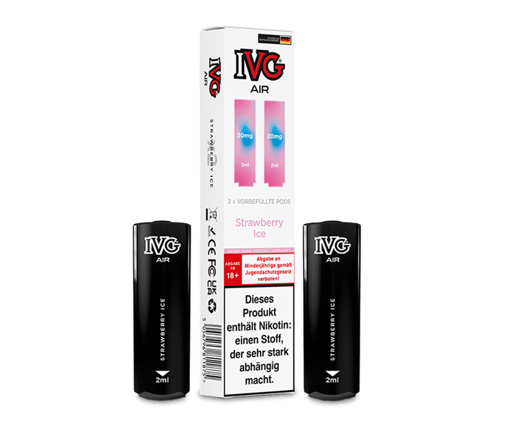 IVG - AIR Pod Strawberry Ice 20 mg/ml (2 Stück pro Packung)