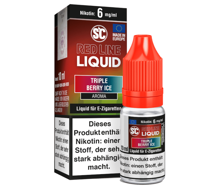 SC - Red Line Nikotin - Triple Berry Ice 6 mg/ml