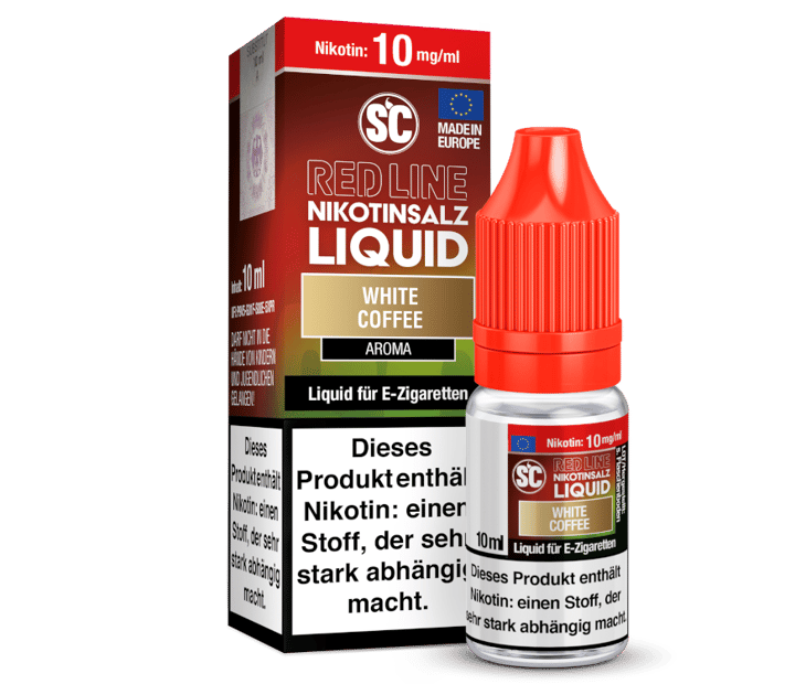 SC - Red Line - White Coffee - Nikotinsalz Liquid 10 mg/ml
