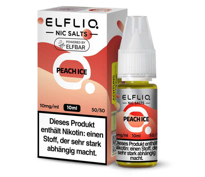 ELFLIQ - Peach Ice - Nikotinsalz Liquid 10 mg/ml