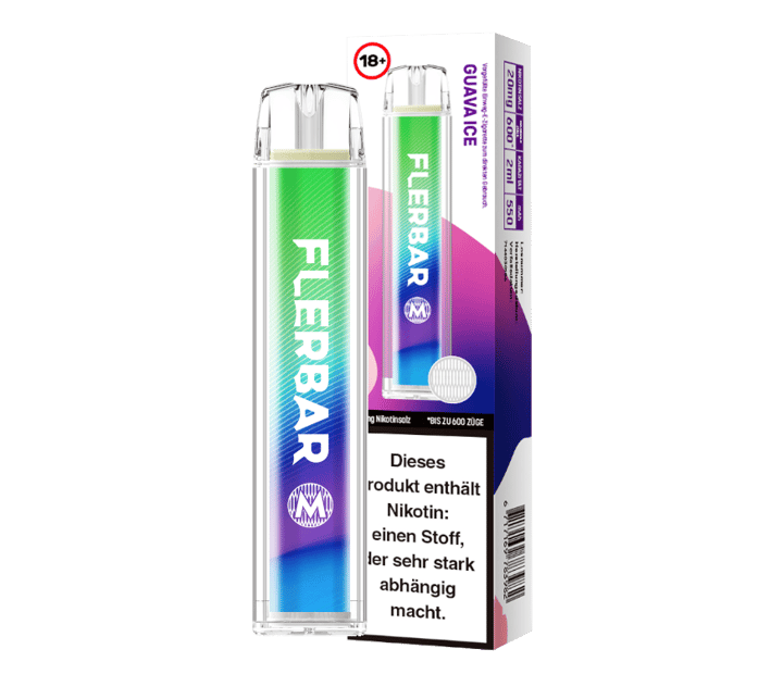 Flerbar - M Einweg E-Zigarette - Guava Ice 20 mg/ml