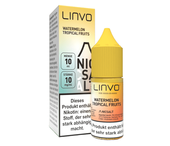 Linvo - Watermelon Tropical Fruits - Nikotinsalz Liquid 10 mg/ml