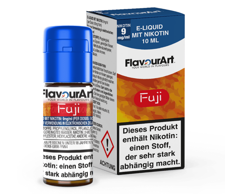 FlavourArt - Fuji E-Zigaretten Liquid 9 mg/ml