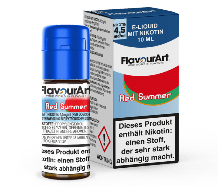 FlavourArt - Red Summer E-Zigaretten Liquid 4,5 mg/ml