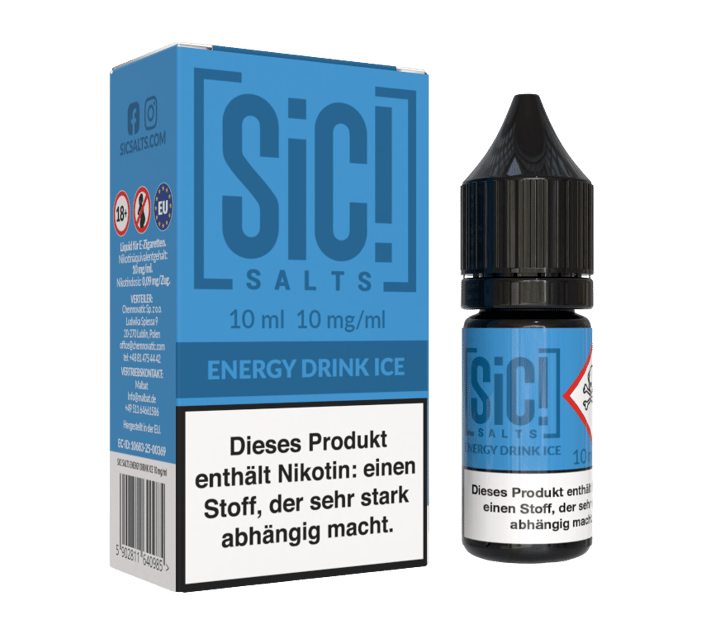 SiC! Salts - Energy Drink Ice - Nikotinsalz Liquid 10 mg/ml
