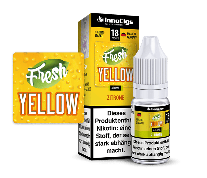 InnoCigs - Fresh Yellow Zitrone Aroma 9 mg/ml