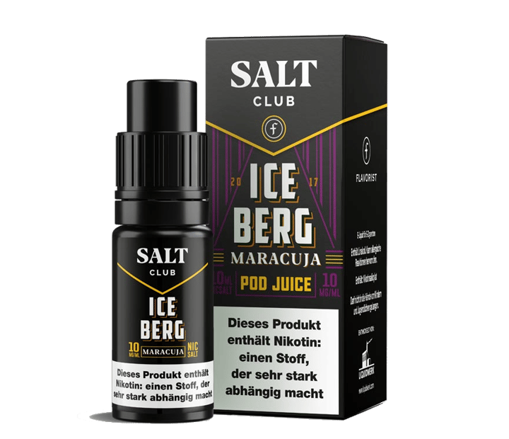 Salt Club - Flavorist Iceberg - Maracuja - Nikotinsalz Liquid 10 mg/ml