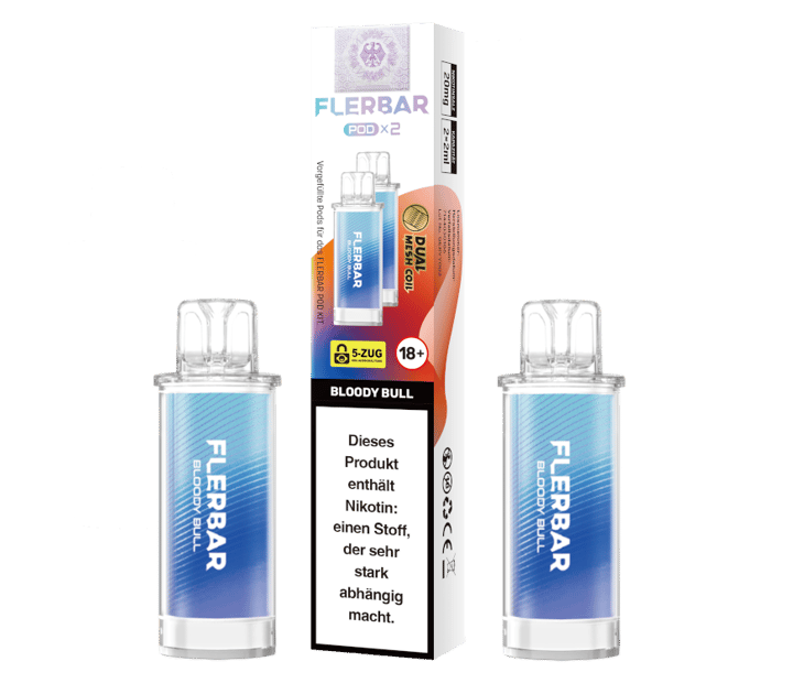 Flerbar - POD Bloody Bull 20 mg/ml (2 Stück pro Packung)