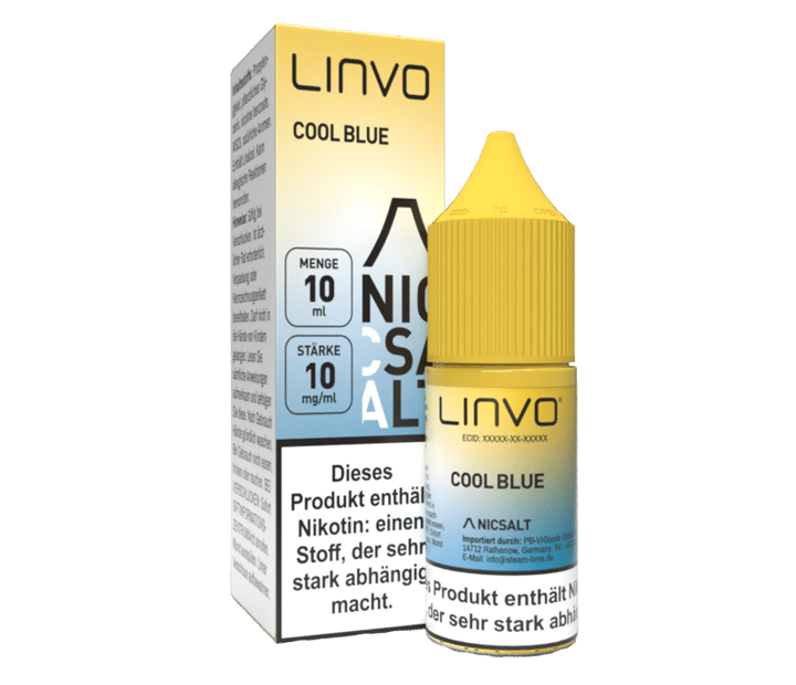 Linvo - Cool Blue - Nikotinsalz Liquid 10 mg/ml