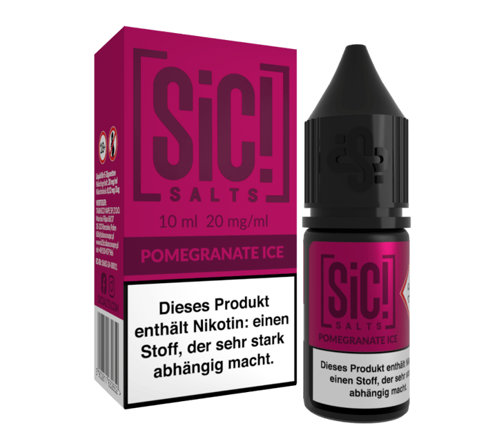 SiC! Salts - Pomegranate Ice - Nikotinsalz Liquid 20 mg/ml