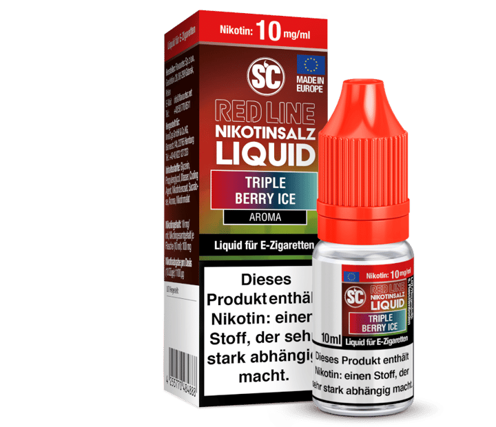 SC - Red Line - Triple Berry Ice - Nikotinsalz Liquid 10 mg/ml