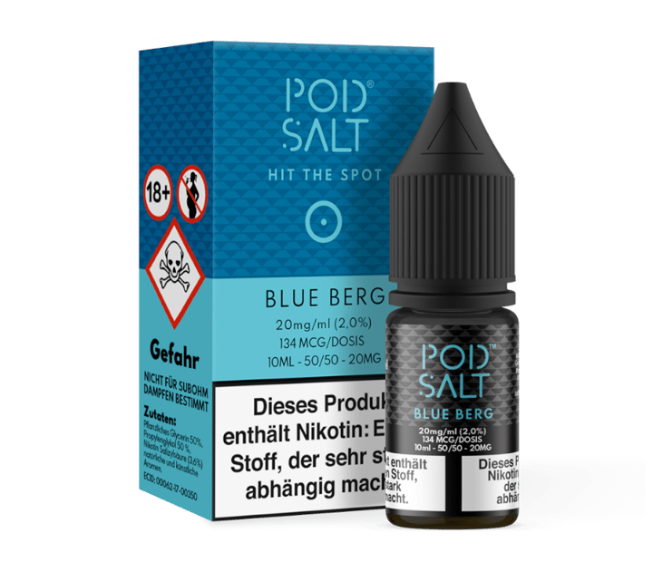 Pod Salt - Blue Berg - Nikotinsalz Liquid 20 mg/ml
