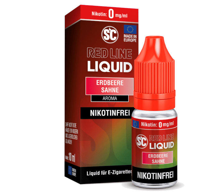 SC - Red Line - Erdbeere Sahne - Nikotinsalz Liquid 0 mg/ml
