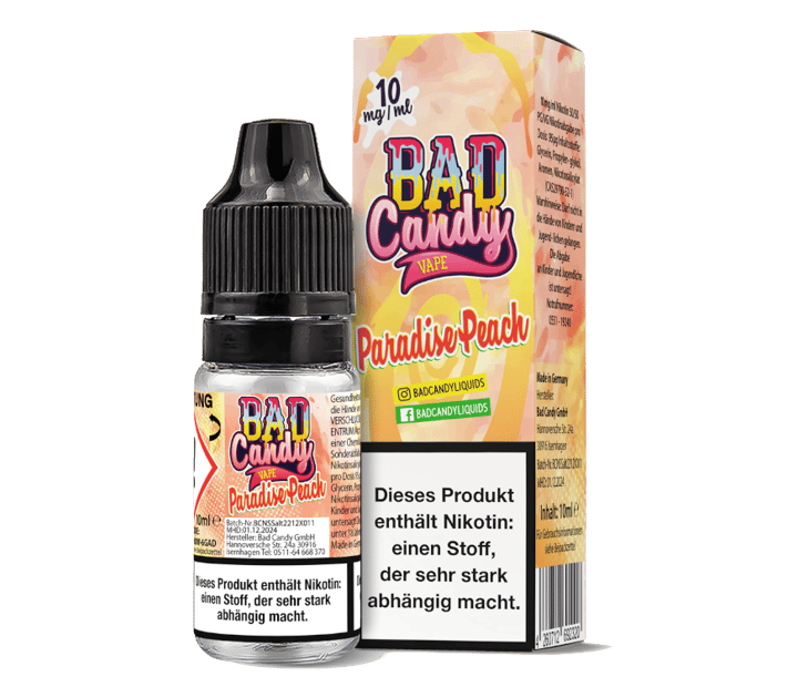 Bad Candy Liquids - Paradise Peach - Nikotinsalz Liquid 10 mg/ml